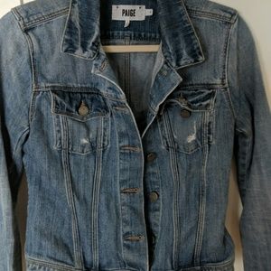 Paige Distressed Denim Jacket
